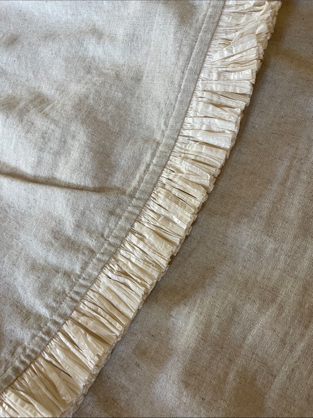 J. Crew Cream Linen-Blend Fringe Trim Skirt Set - Picture 2 of 6